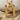 Rail socket pendant, gold vermeil, product photo