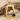 Onyx Corner Frame Pendant, gold vermeil finish, front view