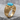 Turquoise Feather Chevron Ring, gold vermeil, studio product photo