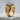 Horseshoe Tigers Eye Ring, gold vermeil, angled product view