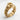 Sleeping Dragon Skull Ring in gold vermeil, product photo