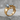 Labradorite Topaz Half Cluster Ring, gold vermeil, product photo