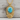 Turquoise Canyon Ledge Pendant, gold vermeil product photo