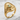 Peridot Leaf Bud Ring, gold vermeil, angled product photo