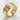 Horizon Ridge Band Ring, gold vermeil, angled product photo