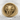 Elephant Rope Signet Ring in gold vermeil, front product photo