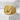 Oak Acorn Signet Ring, product photo in gold vermeil finish