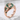 Bee Clover Seal Ring, product photo in rose gold