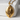 Mono no Aware Last Petal Pendant — 18K Gold Vermeil, gold vermeil finish front view