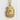 Great Wave Broken Shore Pendant — 18K Gold Vermeil, gold vermeil finish, front view
