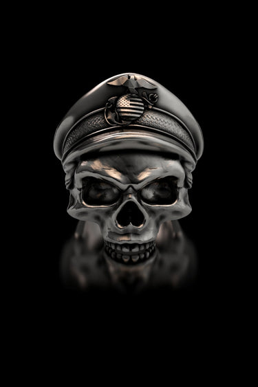 Marine Skull Ring - Sarnion
