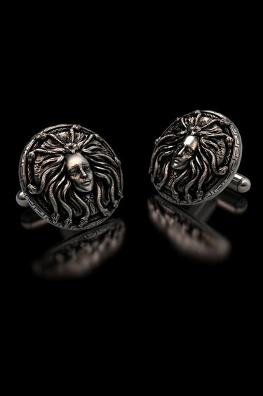 Medusa Mythology Cufflinks - Sarnion
