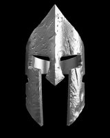 Spartan Warrior Ring silver ring shown with size reference demonstrating actual dimensions