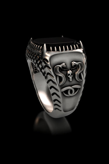 Serpent Skull Ring - Sarnion