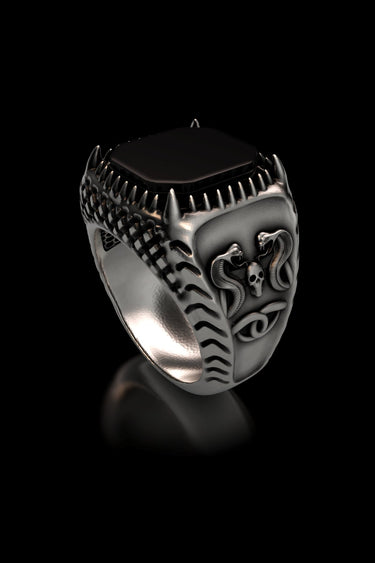 Serpent Skull Ring - Sarnion