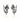 Silver Angel Devil Earrings - Sarnion