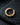 14K gold vermeil grooved hoop earring with matte finish displayed on dark textured slate