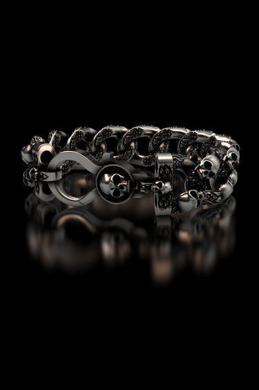 Skull Chain Bracelet - Sarnion