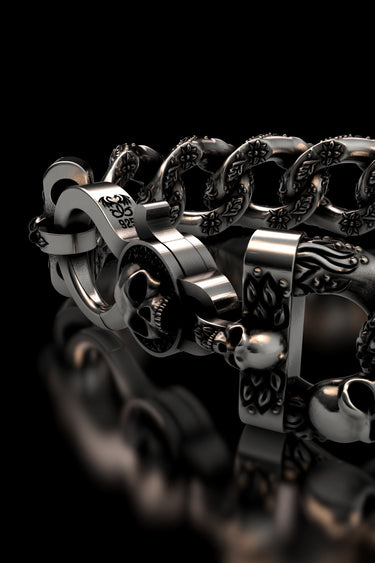 Skull Chain Bracelet - Sarnion