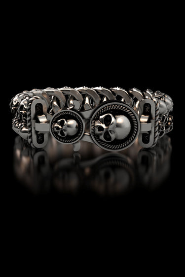 Skull Cuban Bracelet - Sarnion
