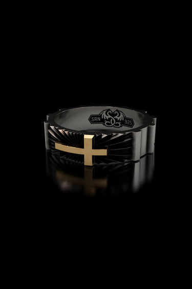Sunburst Cross Ring - Sarnion