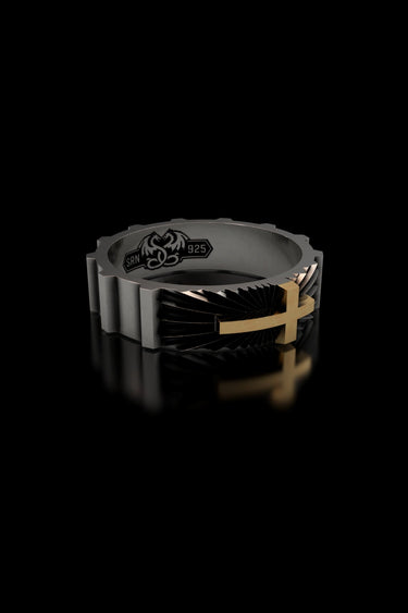 Sunburst Cross Ring - Sarnion