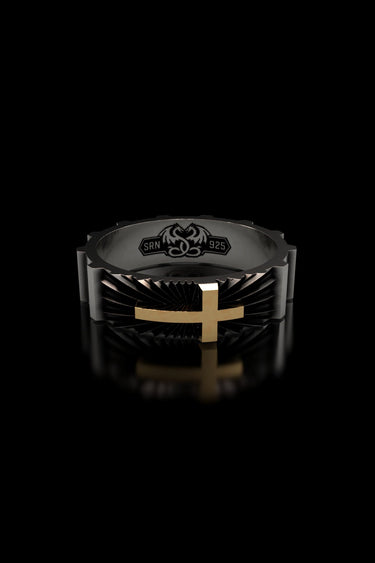 Sunburst Cross Ring - Sarnion