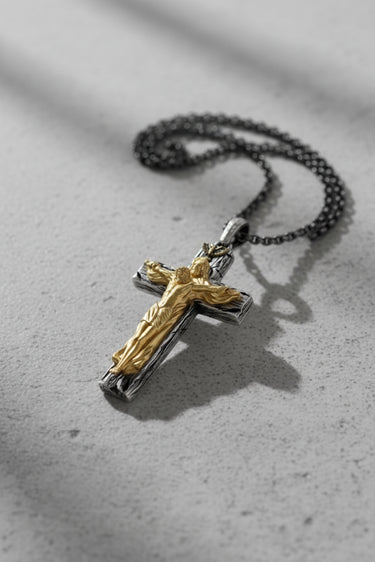 Silver Sacred Crucifix Pendant