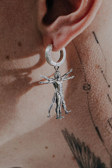 Vitruvian Man Earring - Sarnion