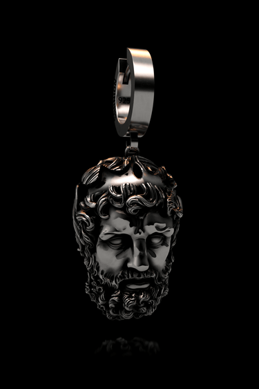 Zeus Head Earring - Sarnion